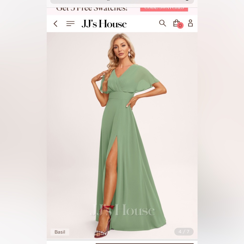 Bridesmaid Dress- JJsHouse Celadon dress